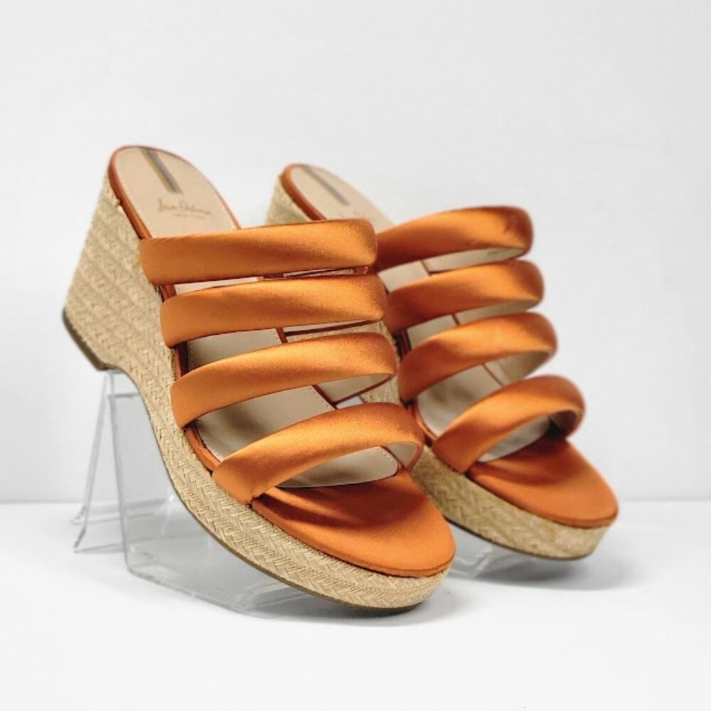 SAM EDELMAN yuki espadrilles wedge sandals Sz 7.5 NEW - Picture 1 of 9